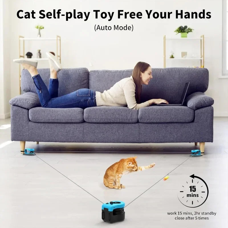 Hign Concerned Interactive Cat Toy Indoor Cats Exercise Play