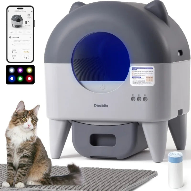 Lunapurr Automatic Cat Litter Box With App Control Ultra