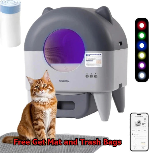 Lunapurr Automatic Cat Litter Box With App Control Ultra