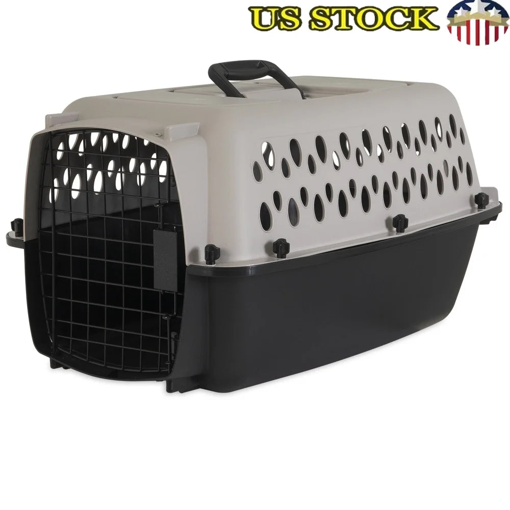 XMSJ Portable Pet Carrier Dog Kennel Airline Approved