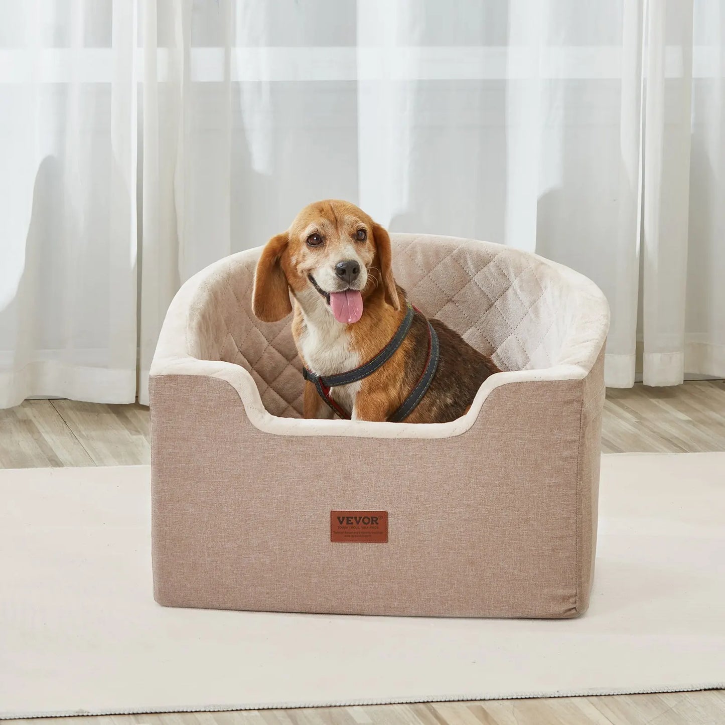 Breed Dog Booster Car Seat For Safe Travel And Comfort