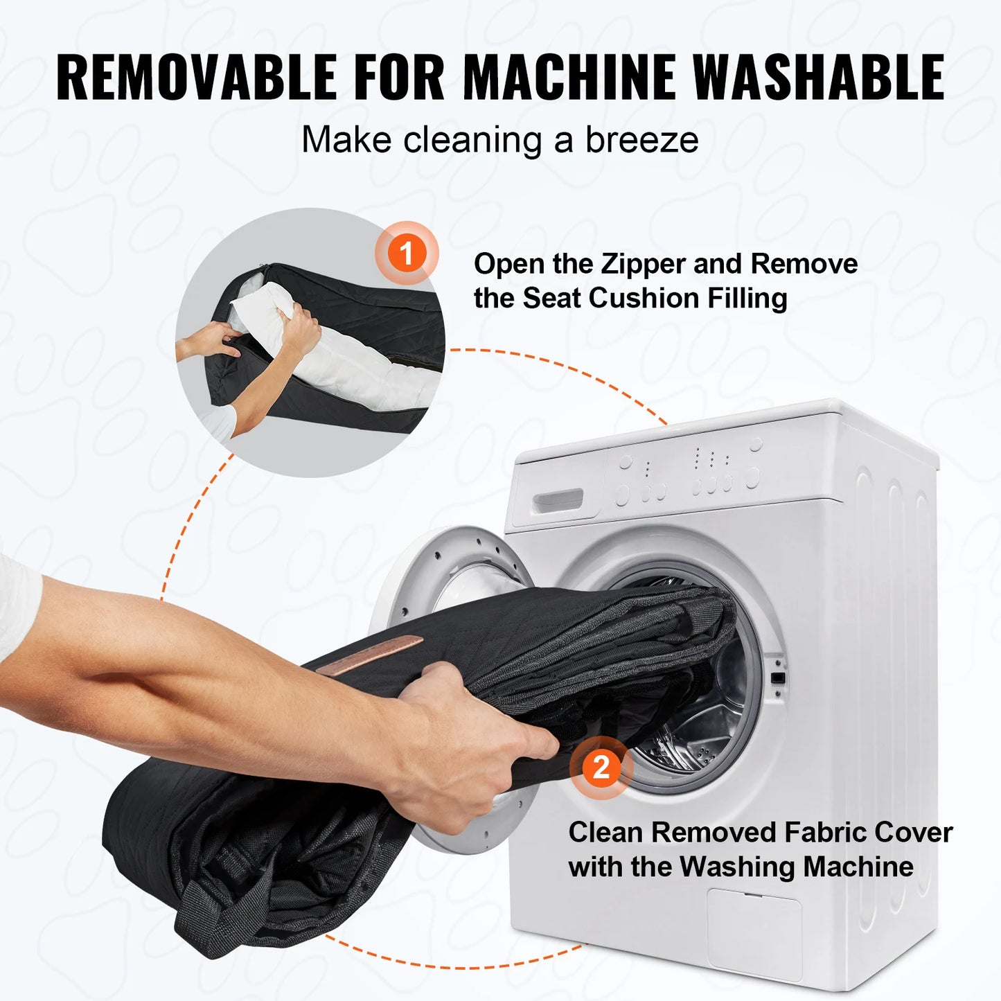 SucceBuy Dog Car Seat Waterproof Booster Seat With Leash