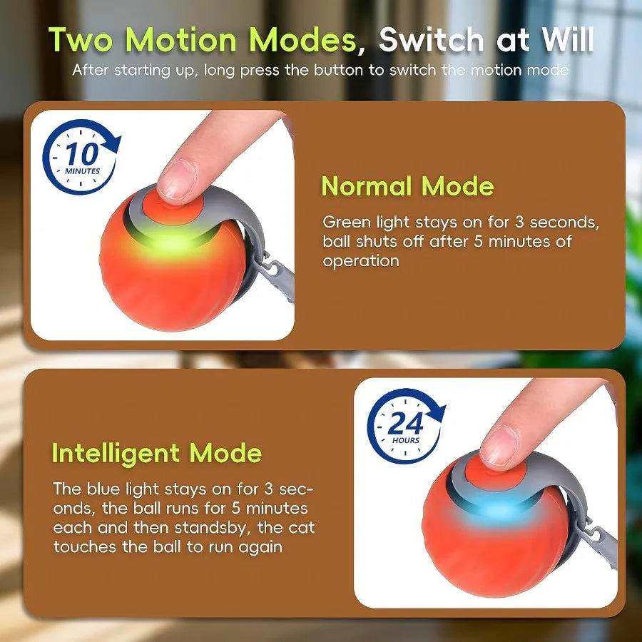 GuangdongHign-concernedChemicalIndustryBrand Cat Toy Ball 2.0 Automatic Moving Indoor