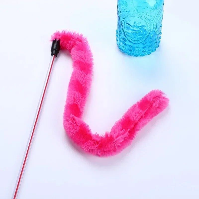 Cat Stick Plush Interactive Multisensory Feathery ToyForCats Premium Entertainment