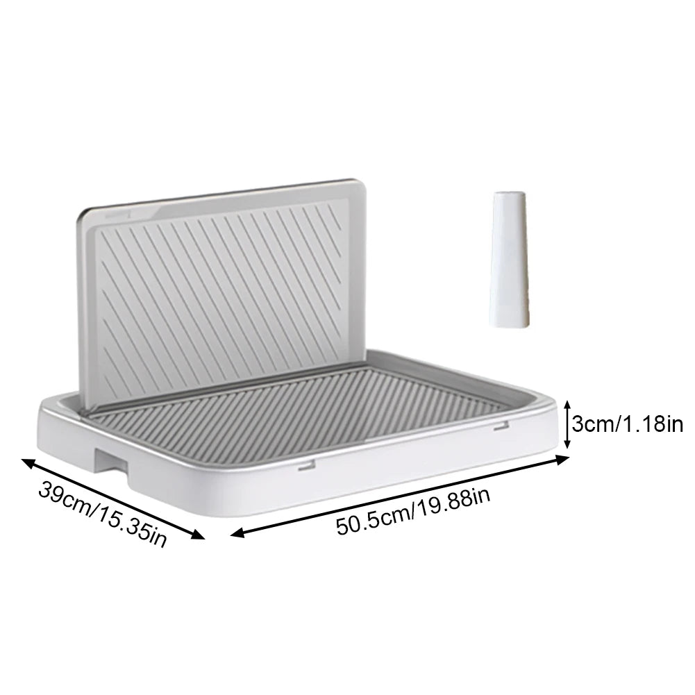 Shunmaii Dog Potty Tray With Pee Wall Portable Training Pad