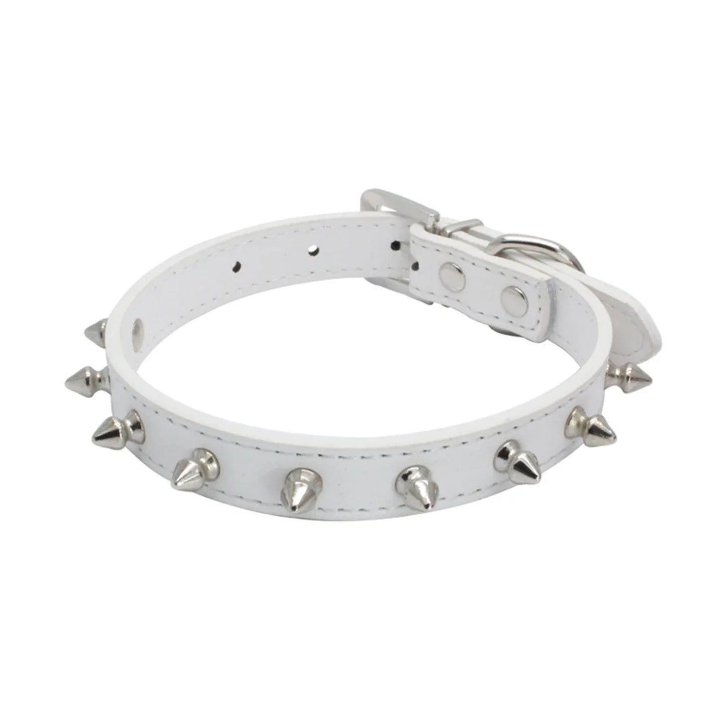 Sichuan High Concerned Leather Spiked Cat Dog Collar