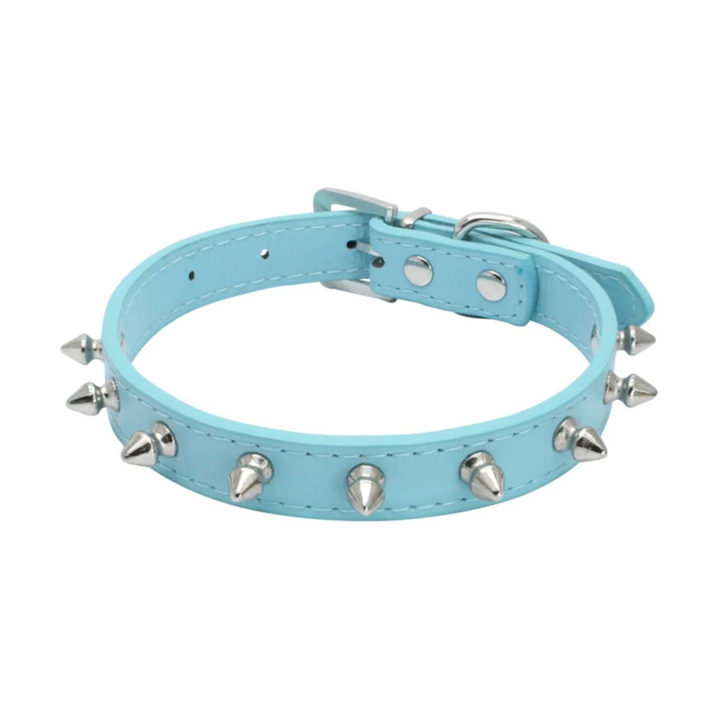 Sichuan High Concerned Leather Spiked Cat Dog Collar