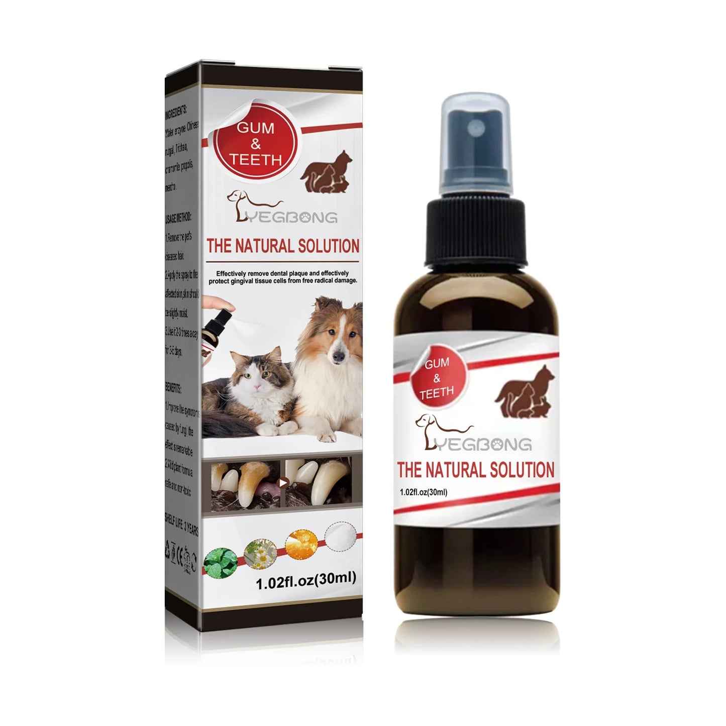 Pet Tooth Cleaning Spray For Dogs And Cats Bad Breath