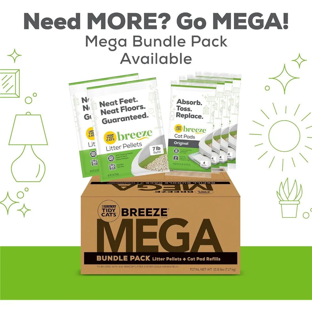 Purina Breeze XL Non Clumping Litter System All In One