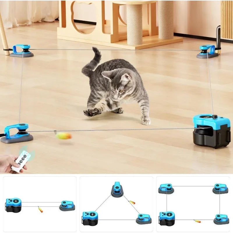 Hign Concerned Interactive Cat Toy Indoor Cats Exercise Play