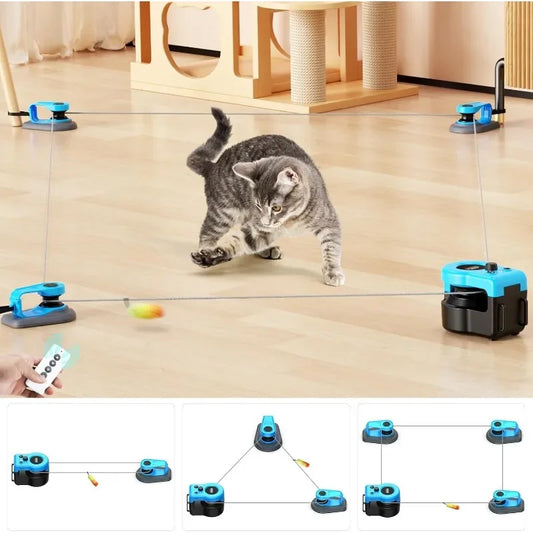 Hign Concerned Interactive Cat Toy Indoor Cats Exercise Play