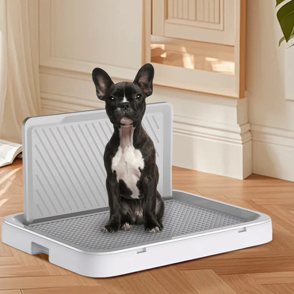 Hign-concerned Dog Potty Tray With Wall Pan Training Toilet