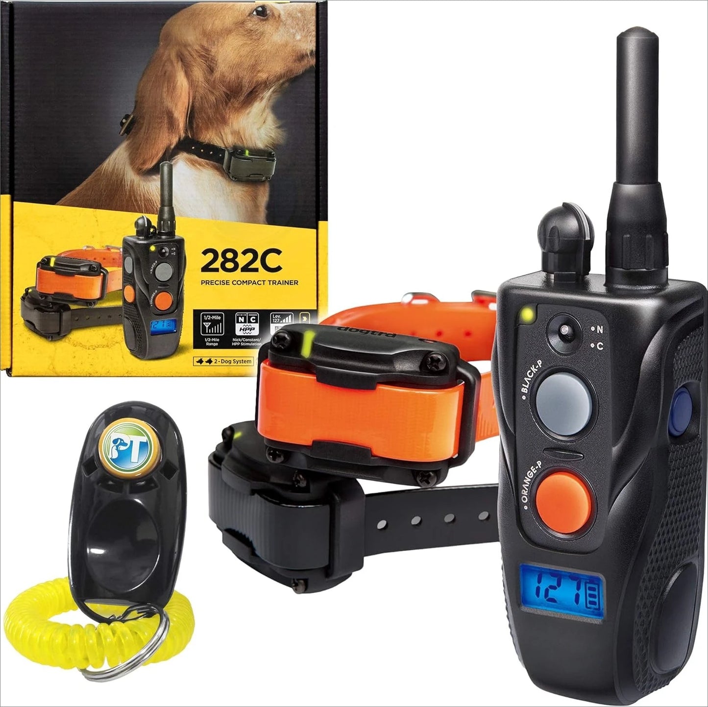 Hign Concerned 282C Remote Training E Collar For Two Dogs