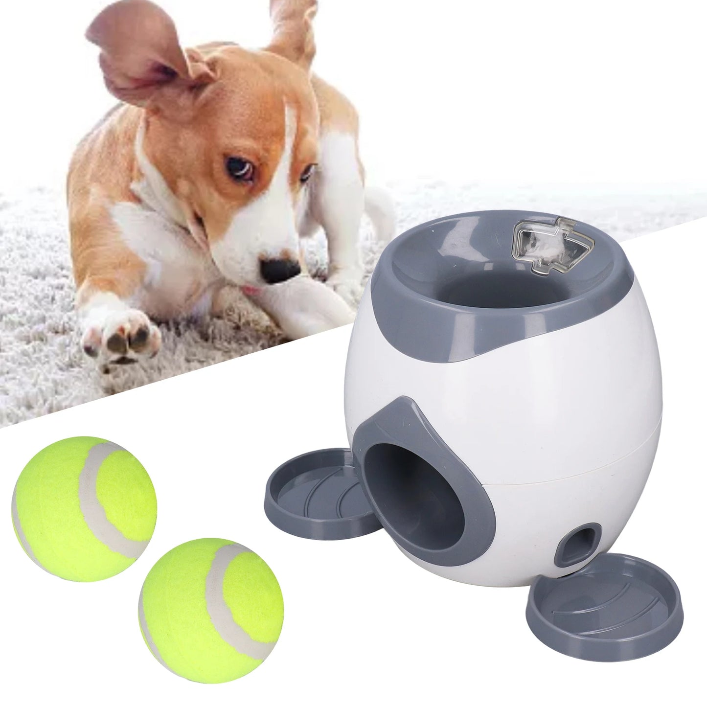 Hign-Concerned Dog Ball Feeding Toy Tennis Ball Machine