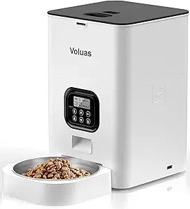 Hignconcerned Voluas Automatic Cat Feeder Timed Dispenser