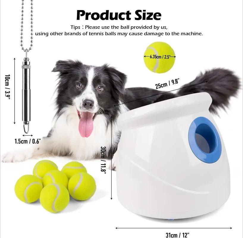 Hign-concerned Dog Automatic Ball Launcher Interactive Toy