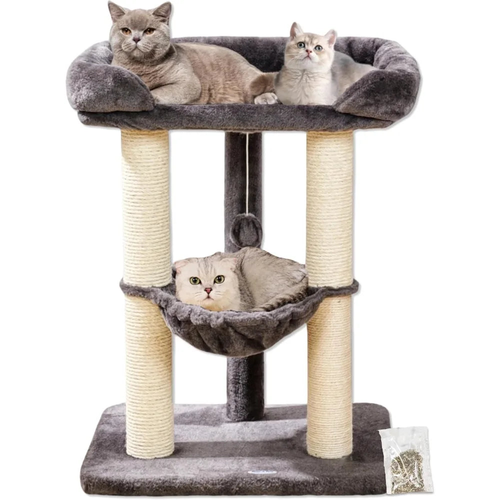 Fujian Cat Tree Tower Indoor Scratching Post With Bed