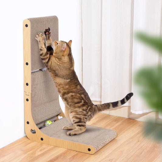 Guangdong Non-Toxic L-Shaped Cat Scratcher for IndoorLivingSpaces Furniture Protection