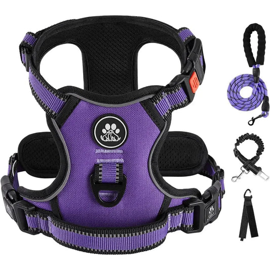 Hign-concerned No Pull Dog Harness With Adjustable Fit