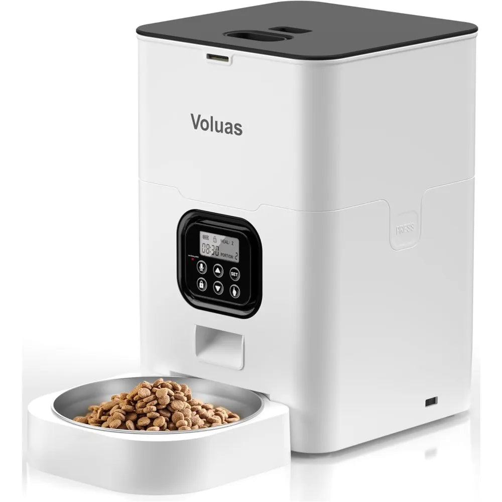 Hignconcerned Voluas Automatic Cat Feeder Timed Dispenser