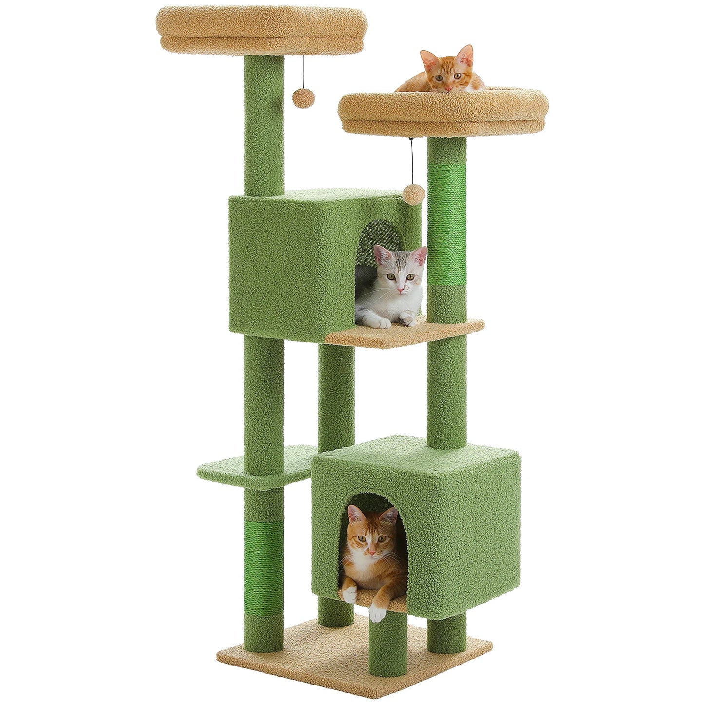 PAWZ Road Cactus Cat Tree Cat Tower For Indoor Cats