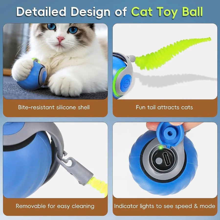 GuangdongHign-concernedChemicalIndustryBrand Cat Toy Ball 2.0 Automatic Moving Indoor