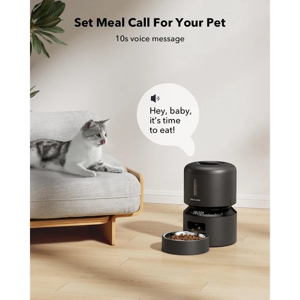 Hignconcerned Automatic Pet Feeder Timed Dry Food Dispenser