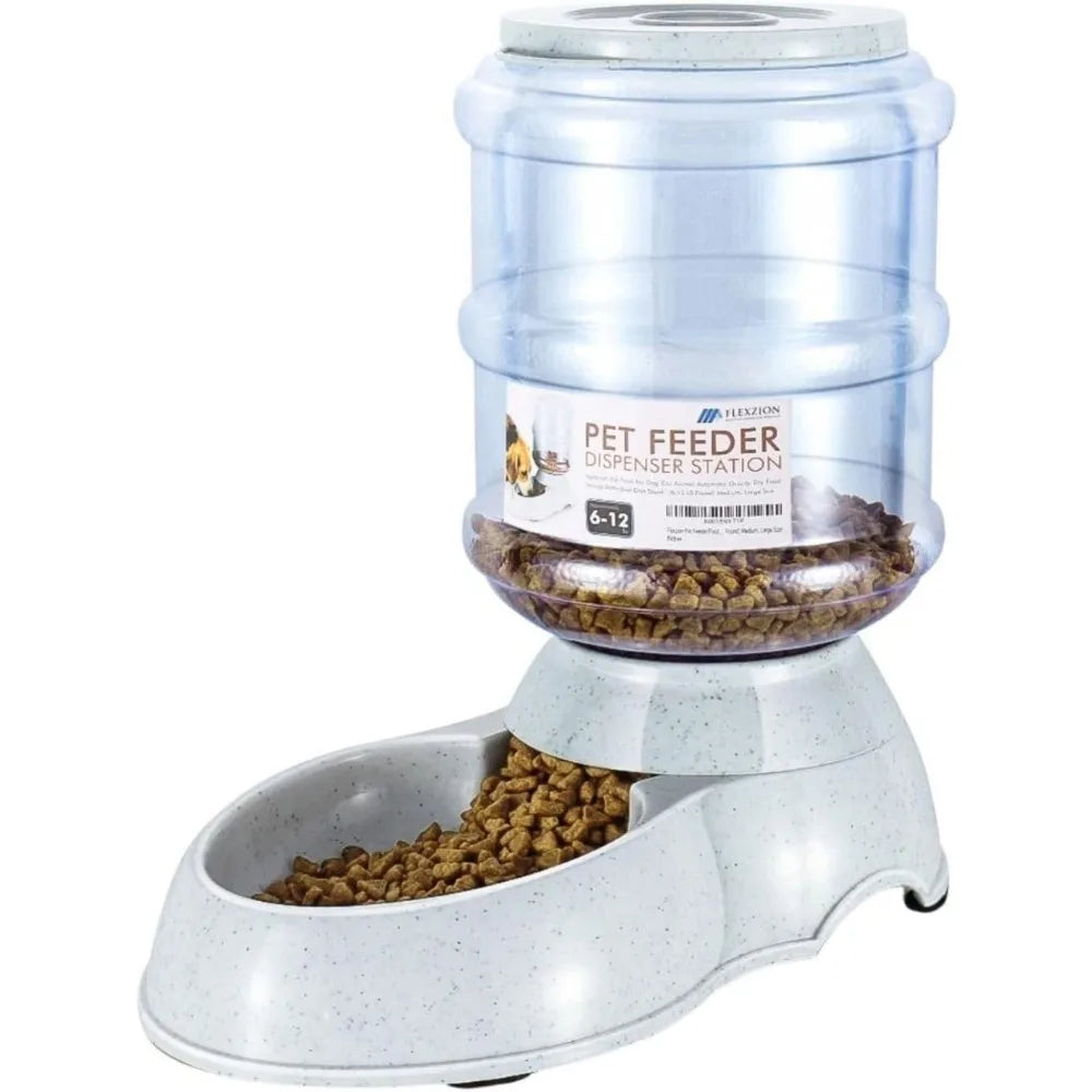 Hignconerned Gravity Pet Feeder Automatic Dry Food Dispenser