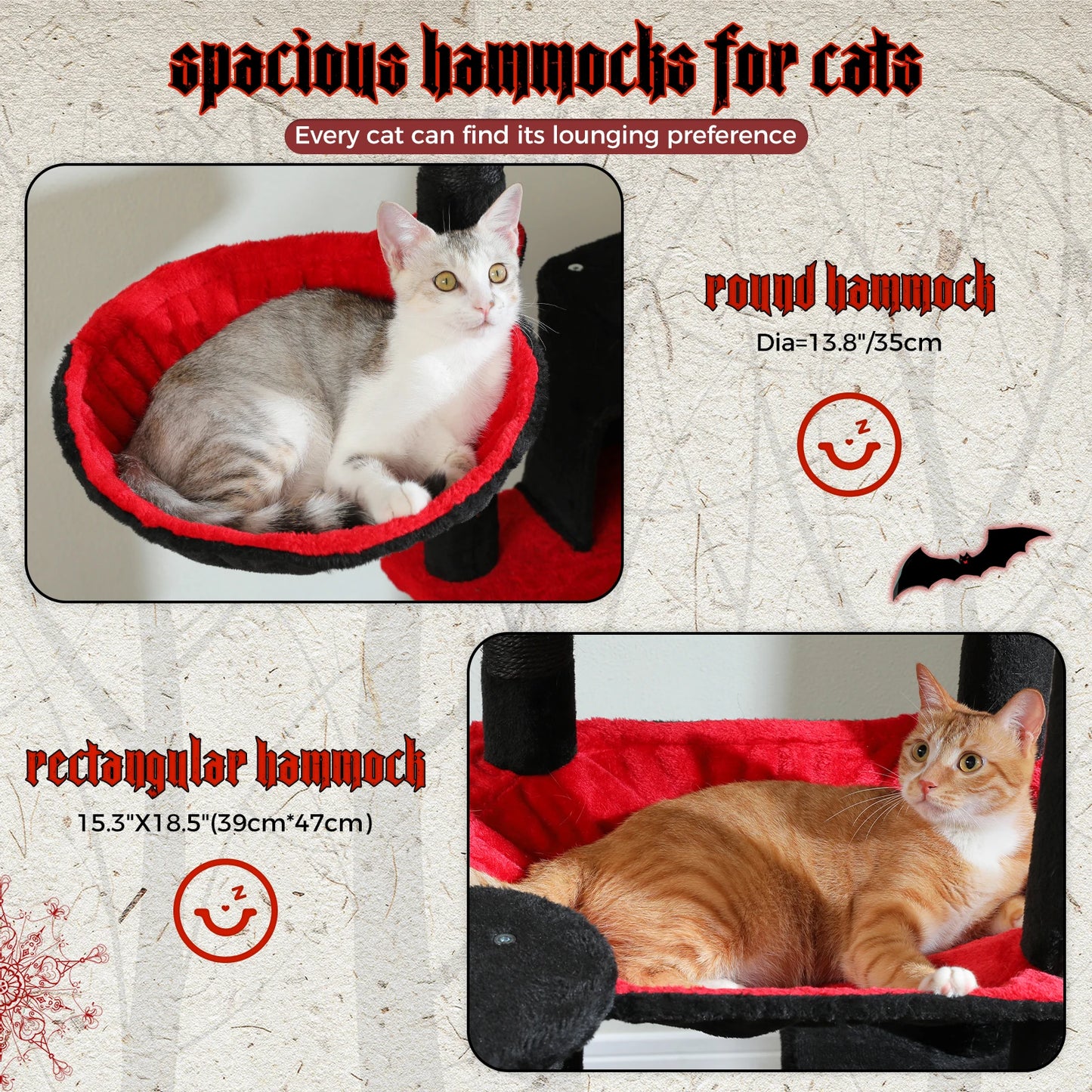 PAWZ Road Cat Tree For Indoor Cats With Scratching Posts