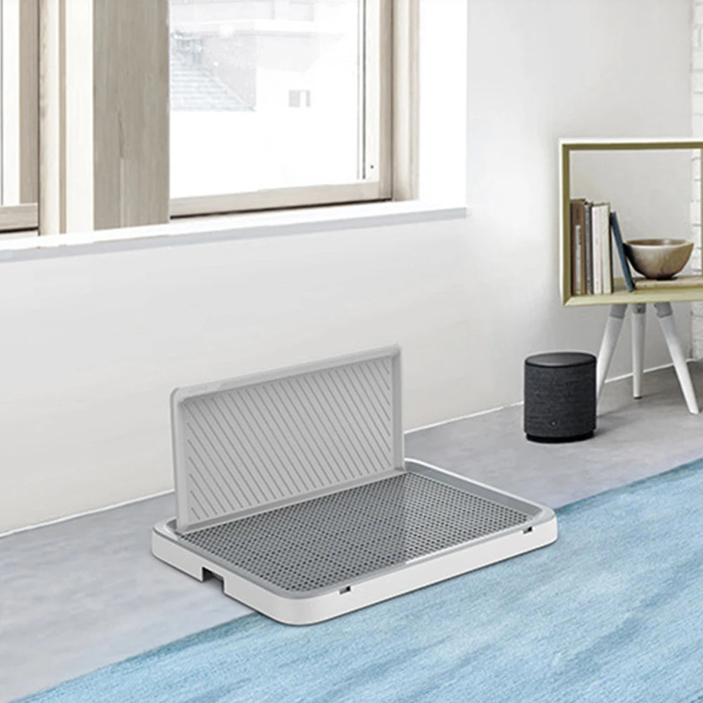 Hign-concerned Dog Potty Tray With Wall Pan Training Toilet