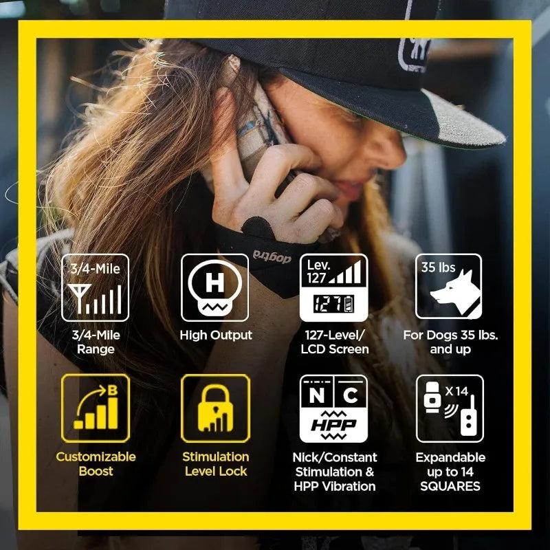 Dogtra Handsfree E Collar Remote Training System Output