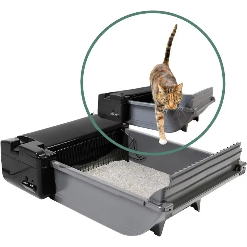 Hign-concerned Smart Scoop Self Cleaning Cat Litter Box