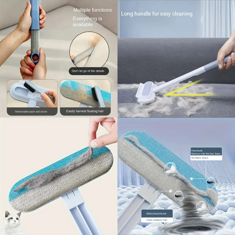 Hign-concerned Long Handle Pet Hair Remover Brush For Dogs