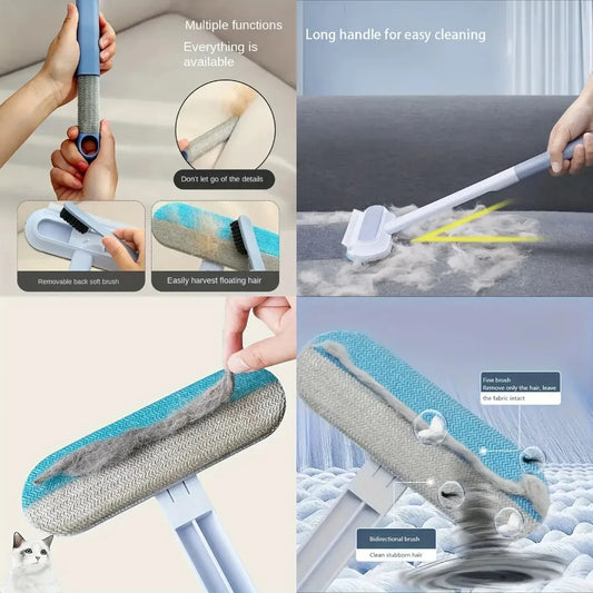 Hign-concerned Long Handle Pet Hair Remover Brush For Dogs