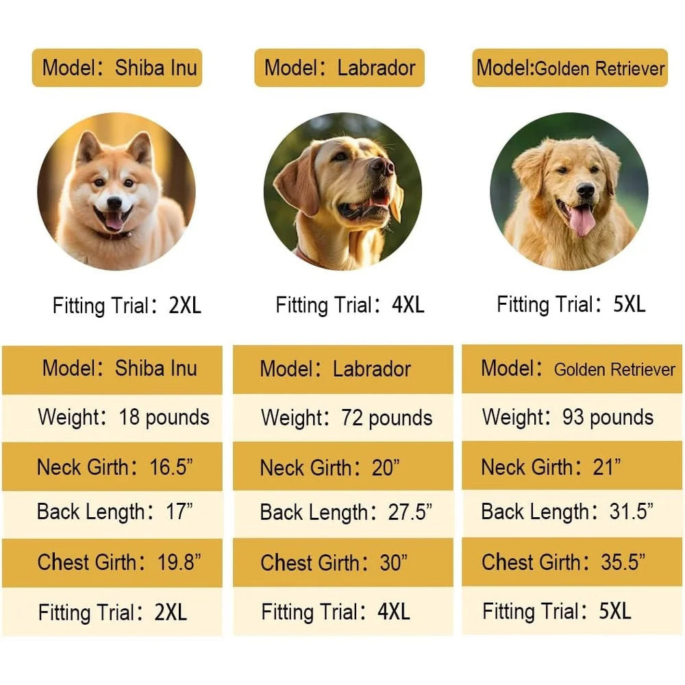 Hign-Concerning Waterproof Dog Raincoat Poncho Lightweight