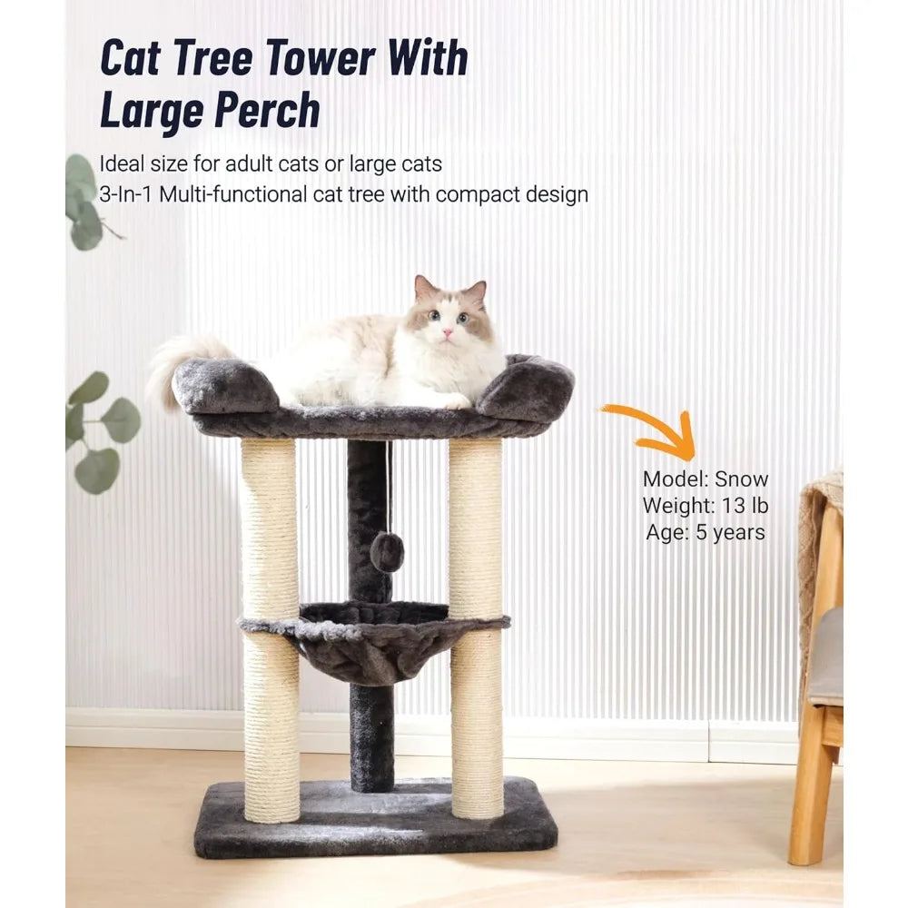 Fujian Cat Tree Tower Indoor Scratching Post With Bed
