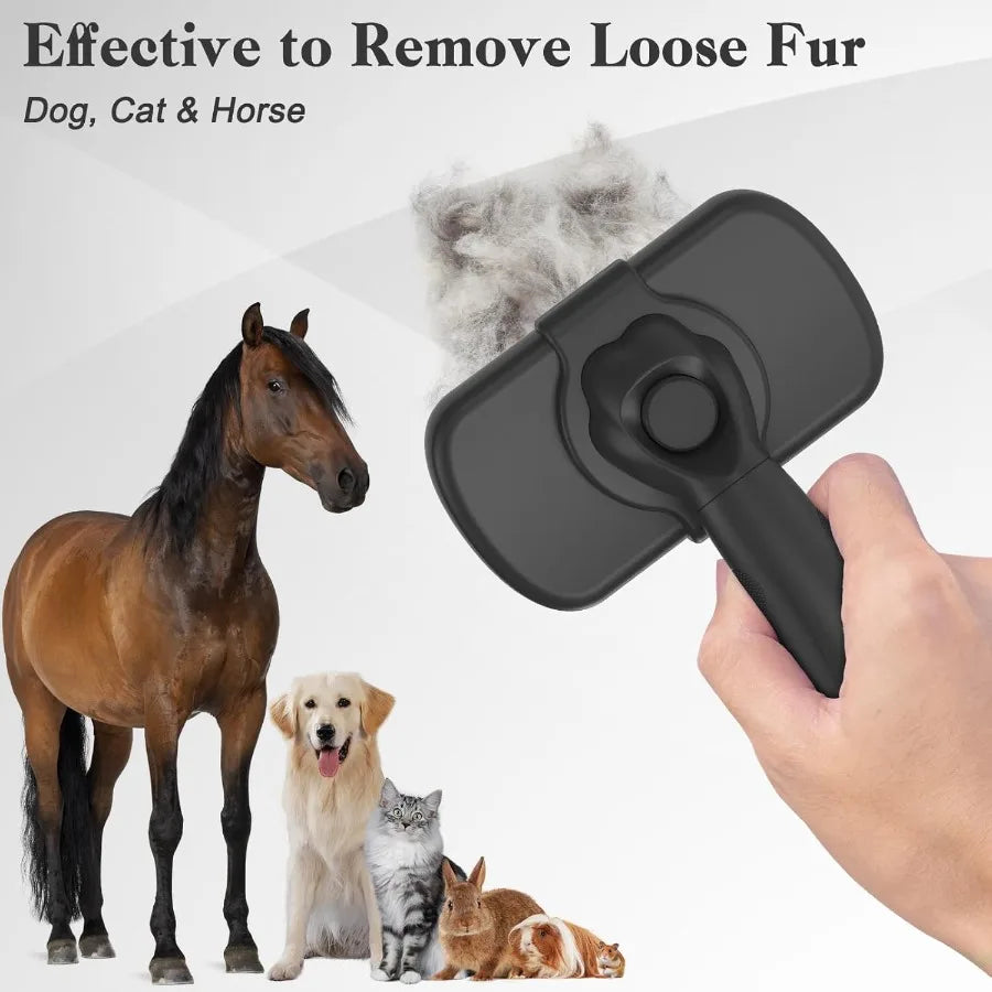 Hign-concerned Self Cleaning Deshedding Brush Dogs Cats