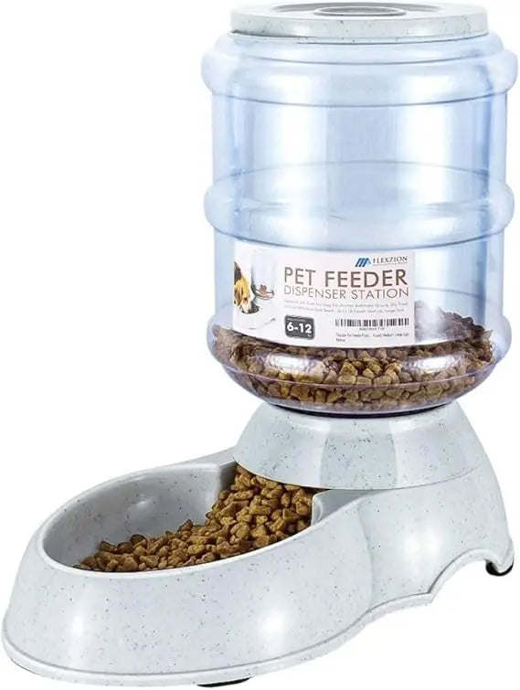 Hignconerned Gravity Pet Feeder Automatic Dry Food Dispenser