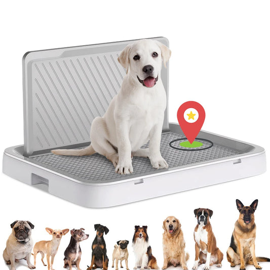 Shunmaii Dog Potty Tray With Pee Wall Portable Training Pad
