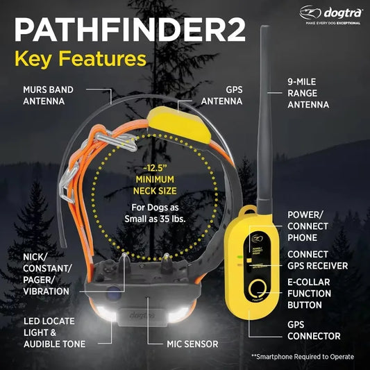 Dogtra Pathfinder 2 Hunting GPS Dog Training Collar