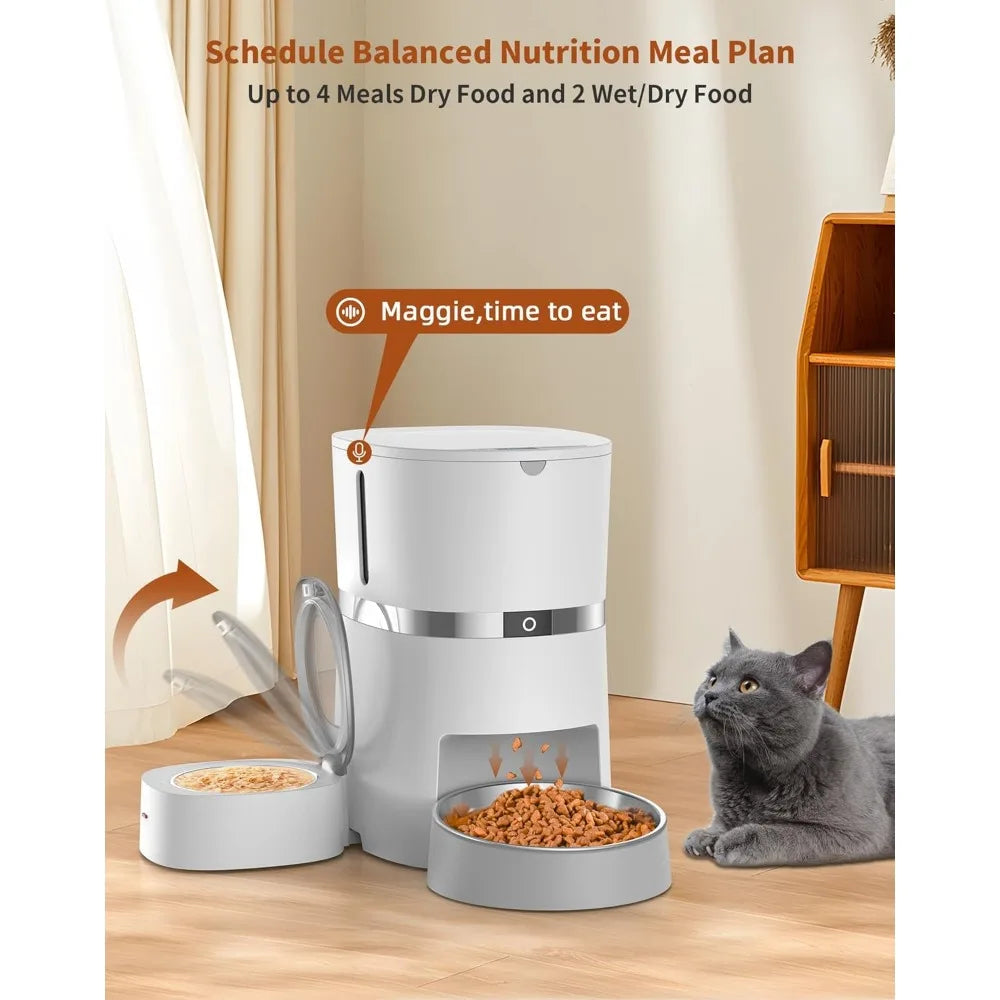 Hign-concerned Automatic Cat Feeder Timed Pet Food Feeder
