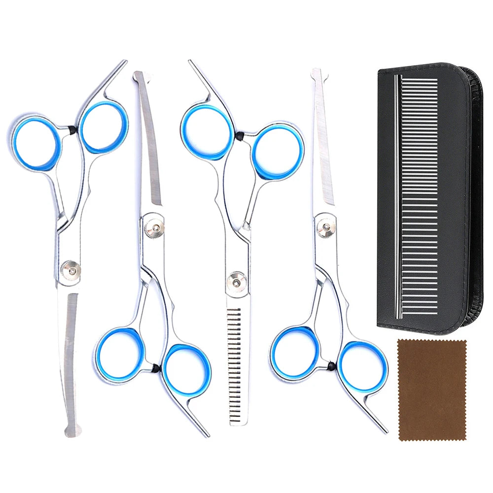 Hignconcerned Dog Grooming Scissors 4CR Stainless Steel Set