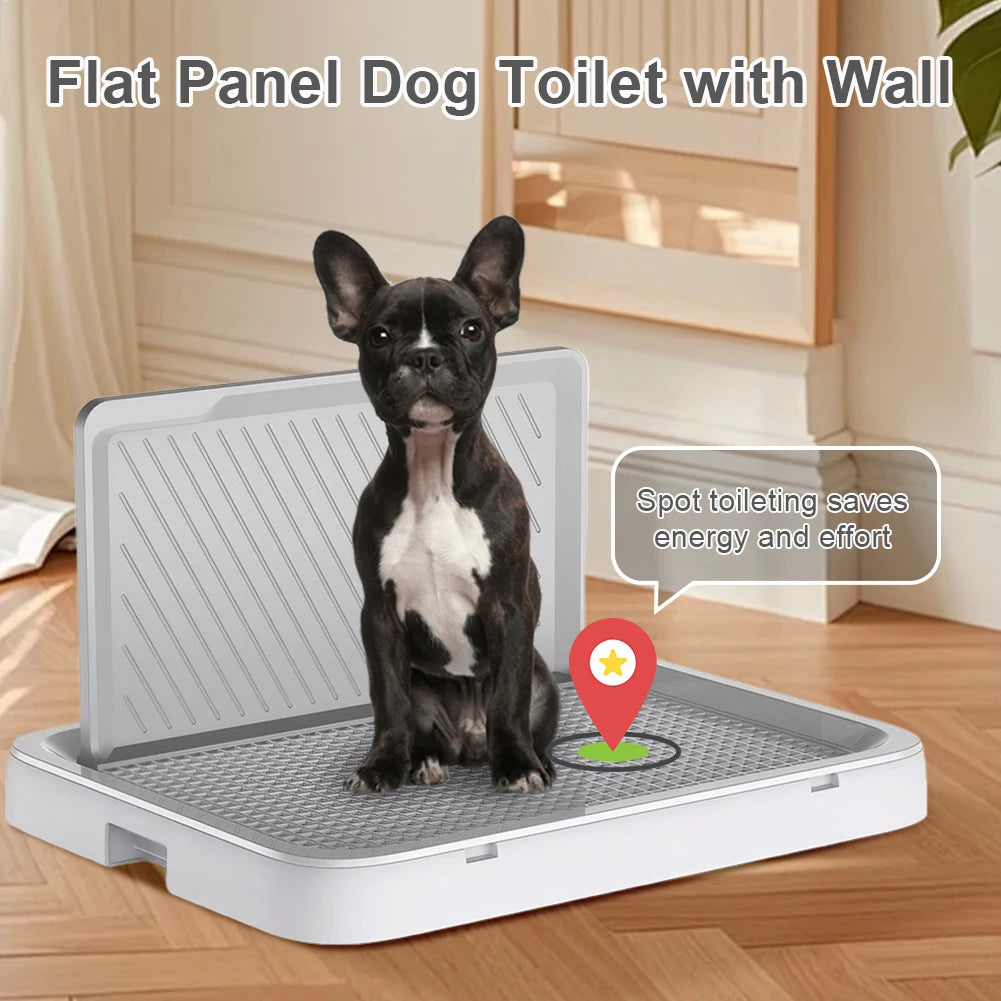 Shunmaii Dog Potty Tray With Pee Wall Portable Training Pad