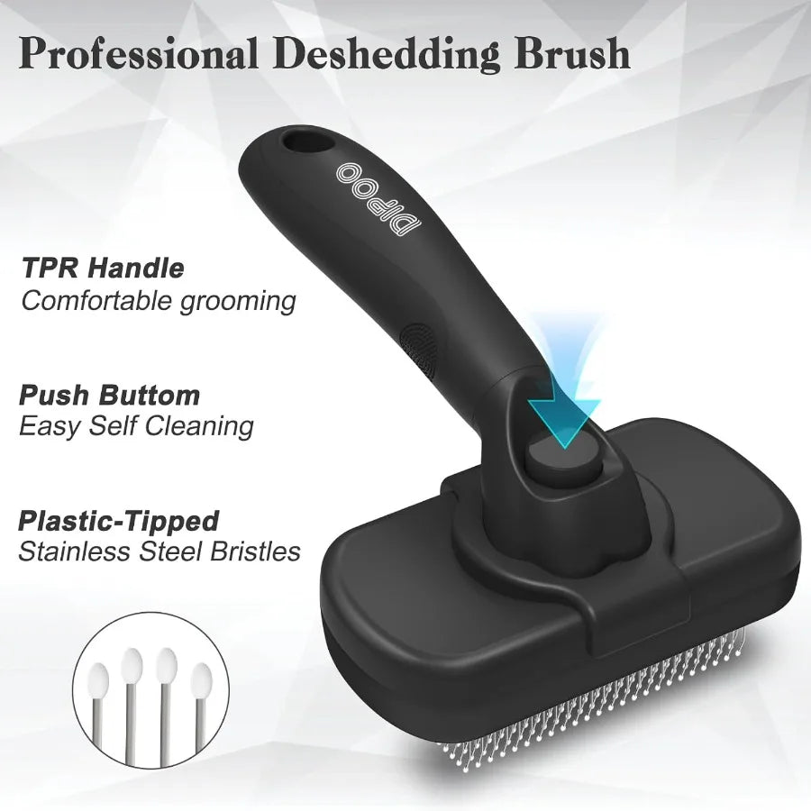 Hign-concerned Self Cleaning Deshedding Brush Dogs Cats